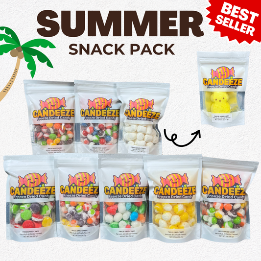 Summer Snack Pack β Freeze-Dried Candy (9 Bag Variety)