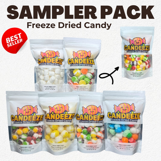 Freeze Dried Candy 7 Pack Sampler β Viral Crunchy Candy Bundle