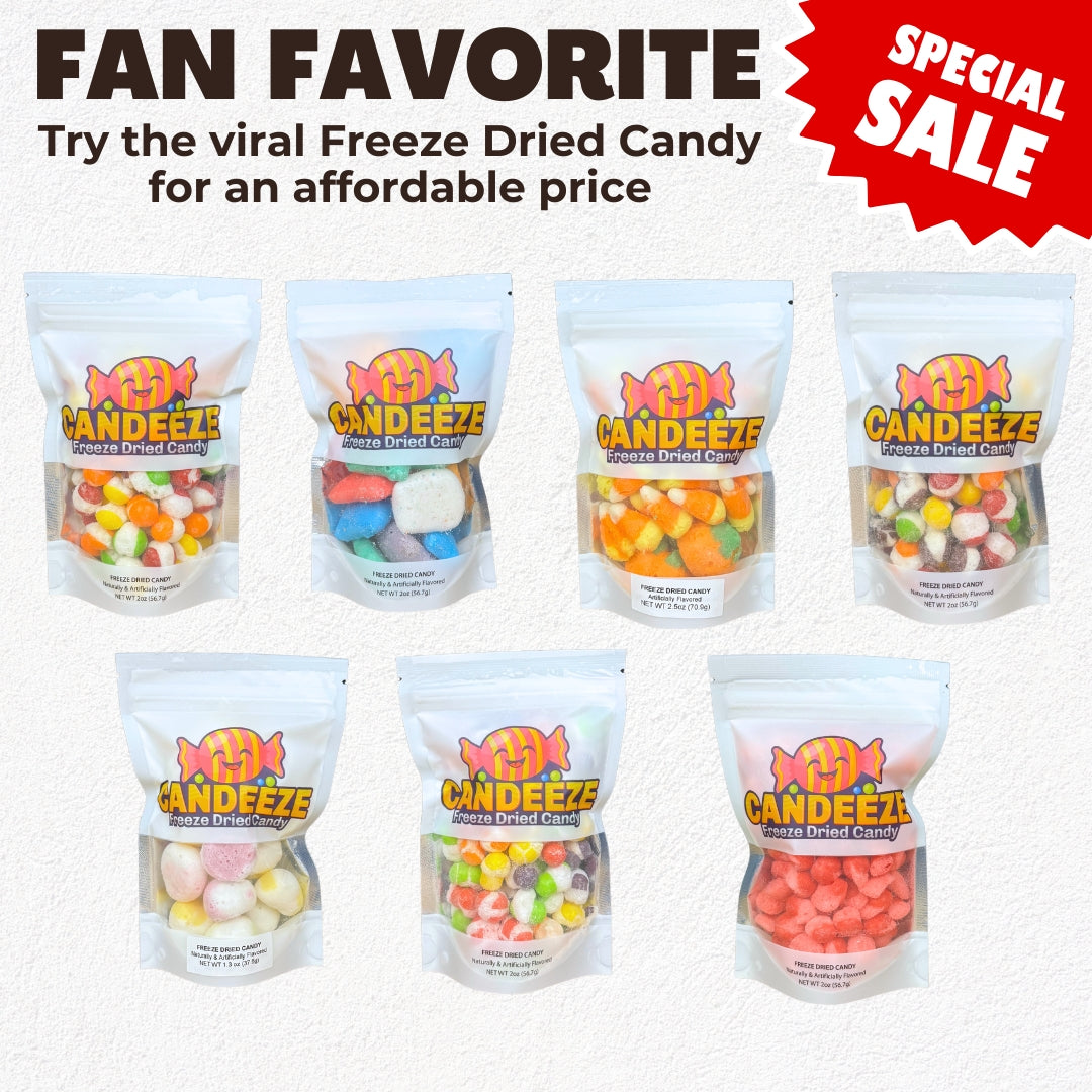 Build-a-Bundle | Sampler Bags (Candeeze Freeze Dried Candy)